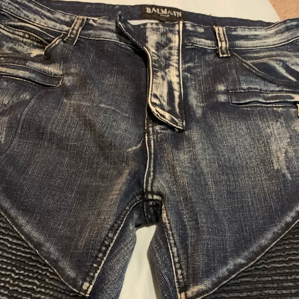 Balmain Dark Wash Denim jeans